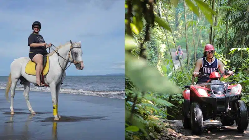 Bali Quad Biking Adventure and Horse Riding Tour