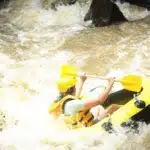 Wos River Tubing Bali; Tubing tour through waterfall and canyon